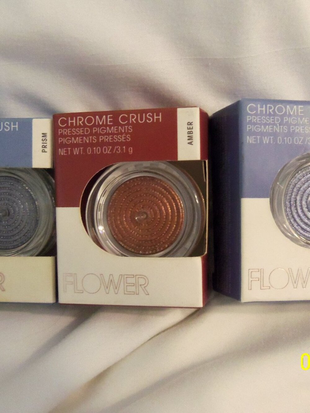 Flowers eyeshadow set in Amber and Prism